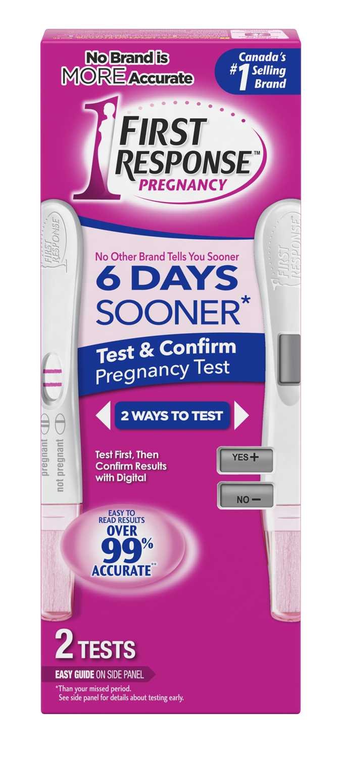 Test & Confirm Pregnancy Test First Response