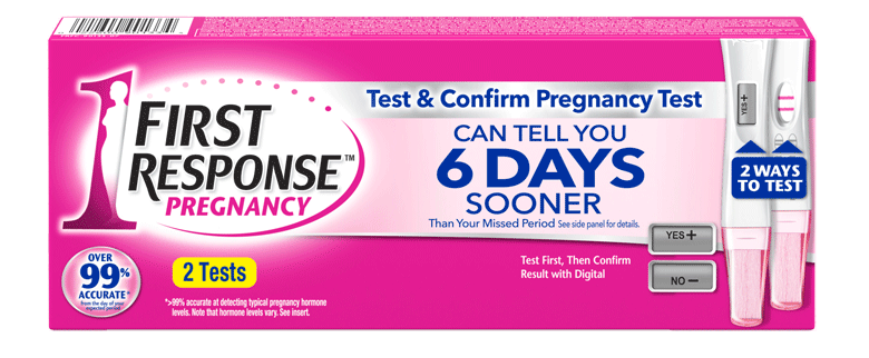 test confirm response pregnancy pregancy