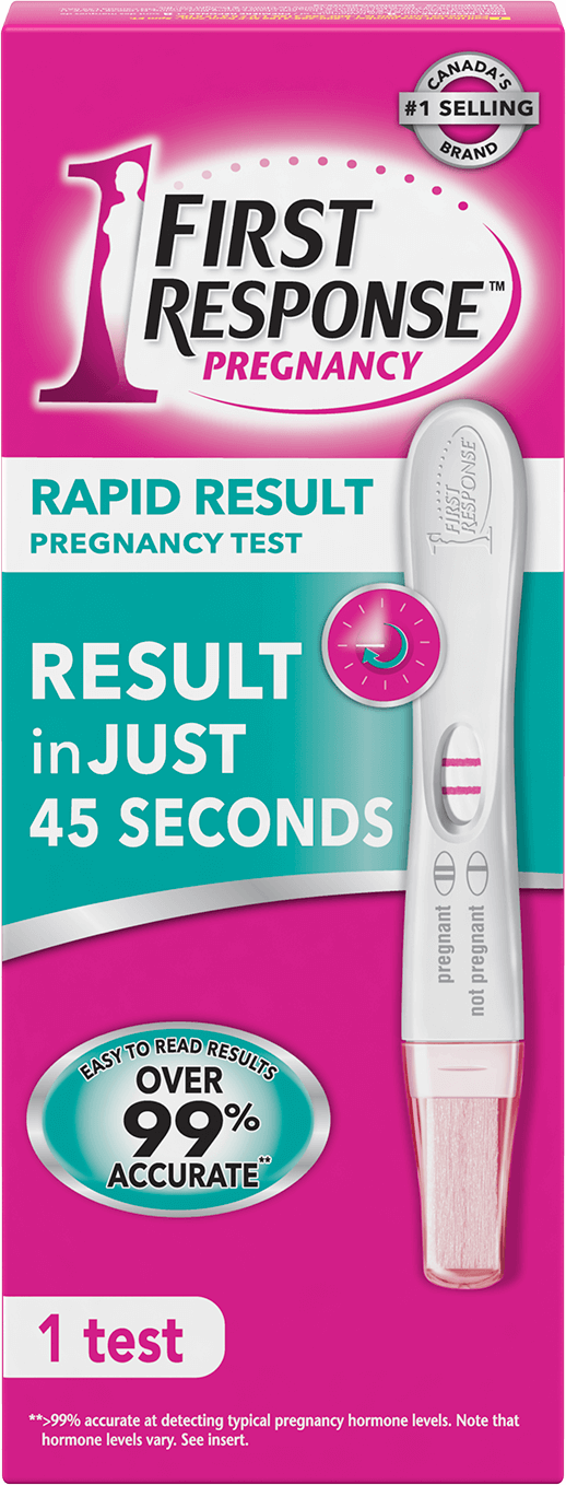 Rapid Result Pregnancy Test, First Response