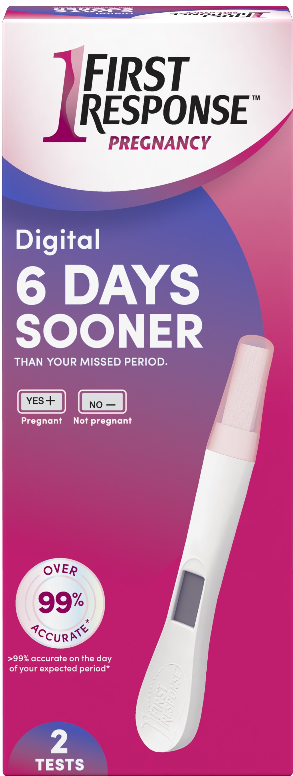 positive pregnancy test first response digital