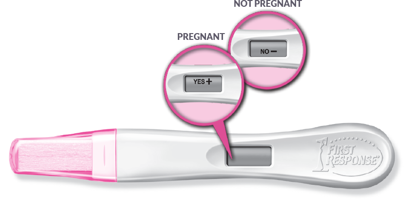 Gold Digital Pregnancy Test First Response FIRST RESPONSE   First Response Gold Digital Yes No Results.ashx