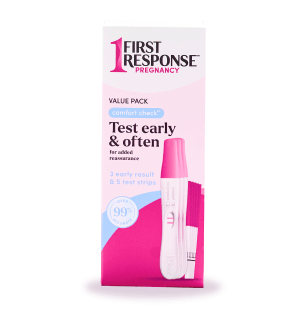 First Response Comfort Check Pregnancy Test.