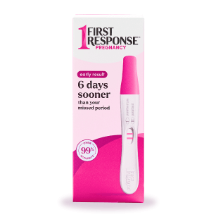 First Response Early Result Pregnancy Test.