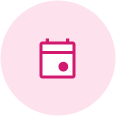 Pregnancy due date calculator icon.