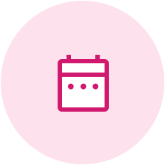 Ovulation calculator icon.